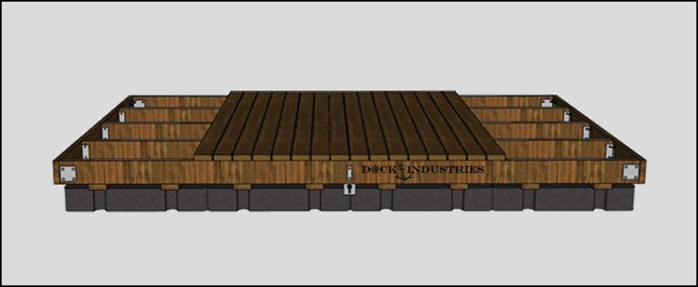 Residential dock kit 8'x16'