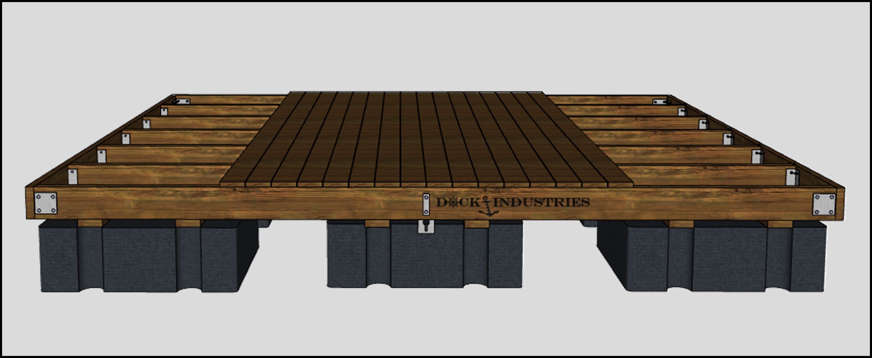 Residential dock kit 12'x16'