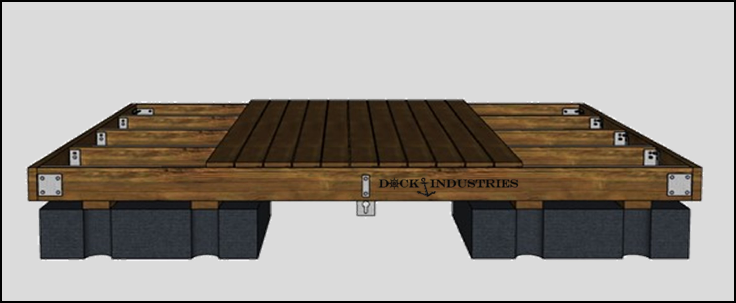 Residential dock kit 8'x12'