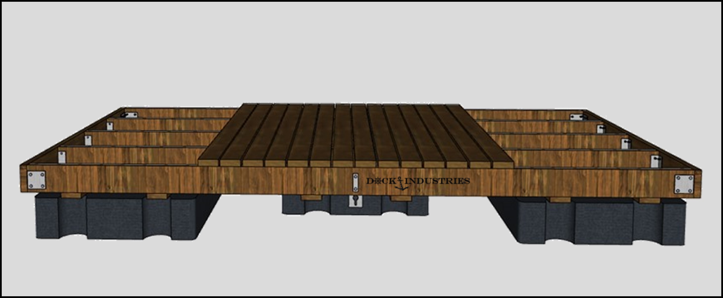 Residential dock kit 8'x16'