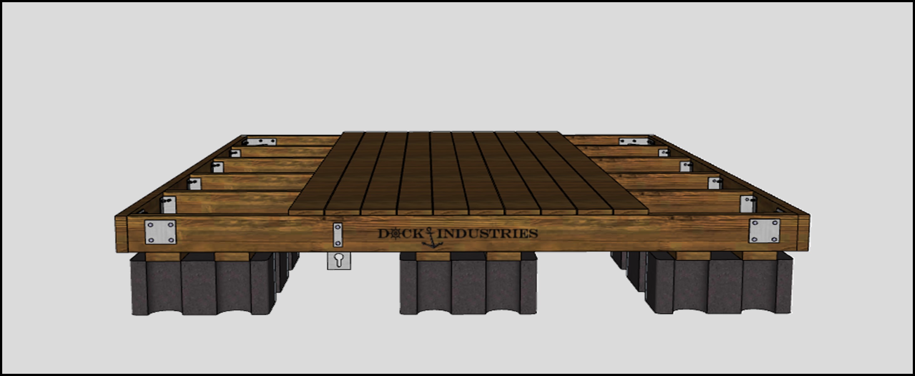Heavy Duty swim raft 10'x10' kit