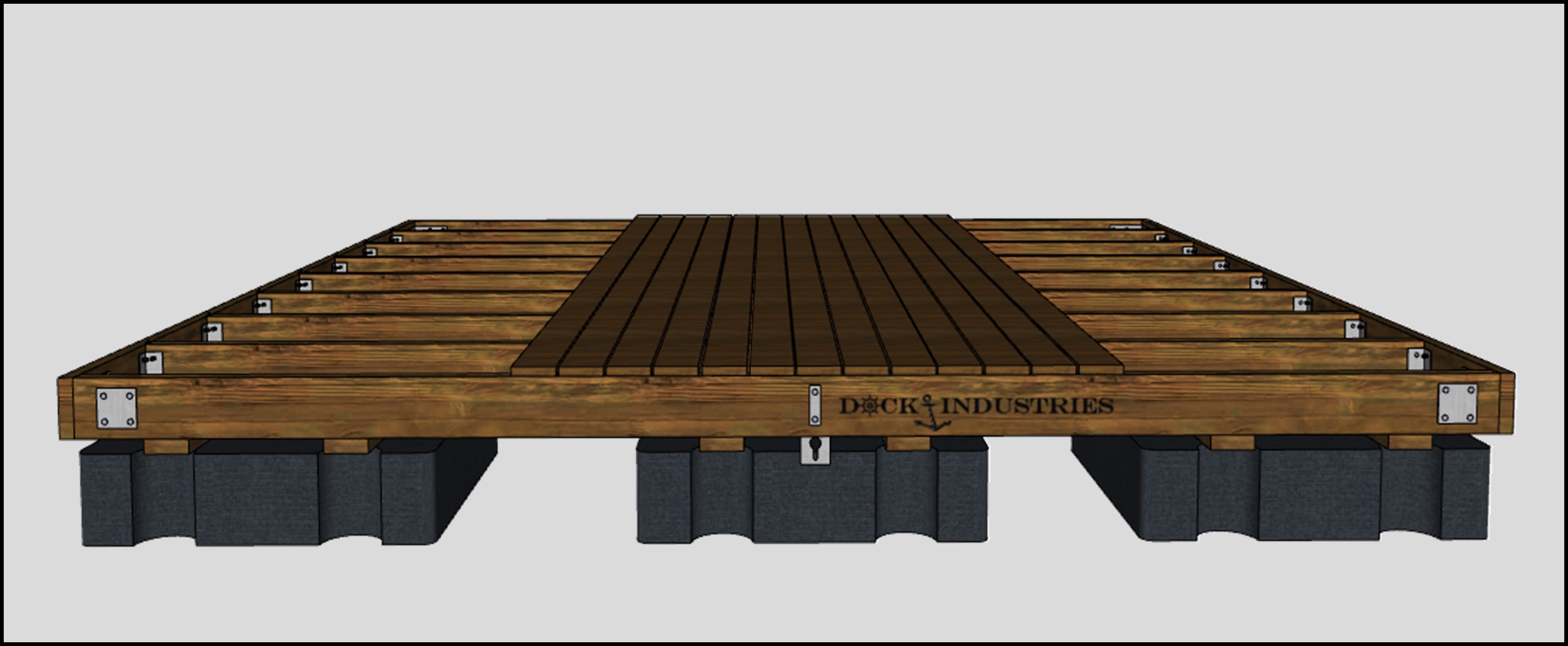 Heavy Duty swim raft 16'x16' kit