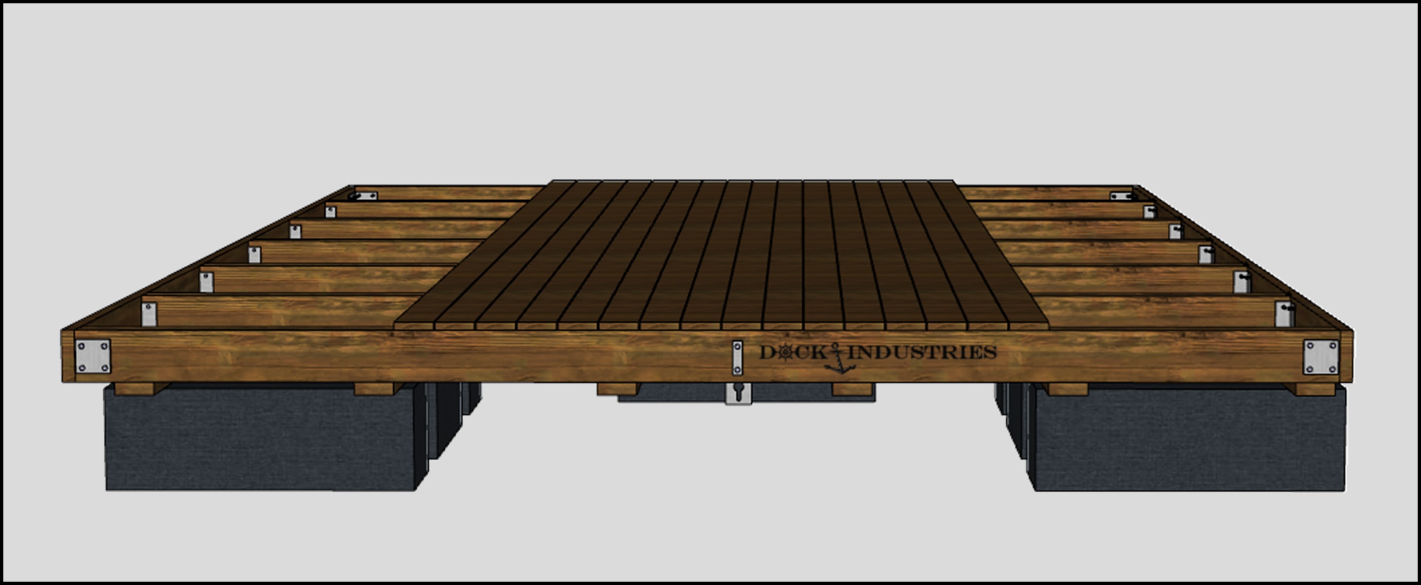 Residential dock kit 12'x16'