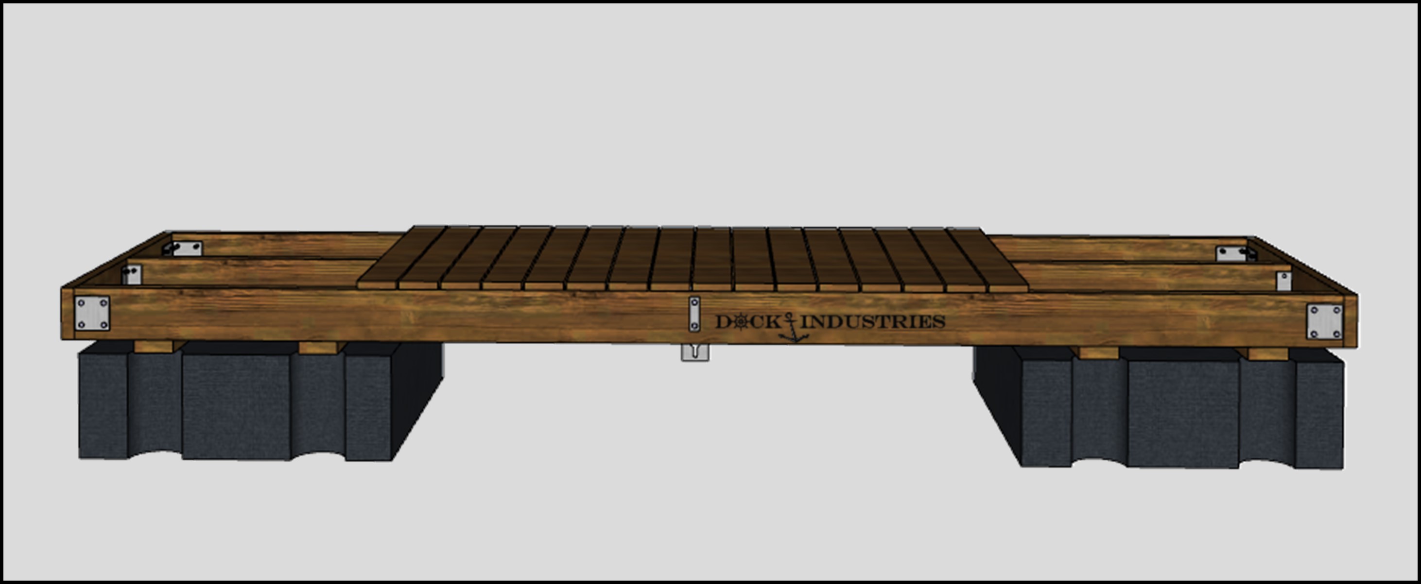 Residential dock kit 4'x16'