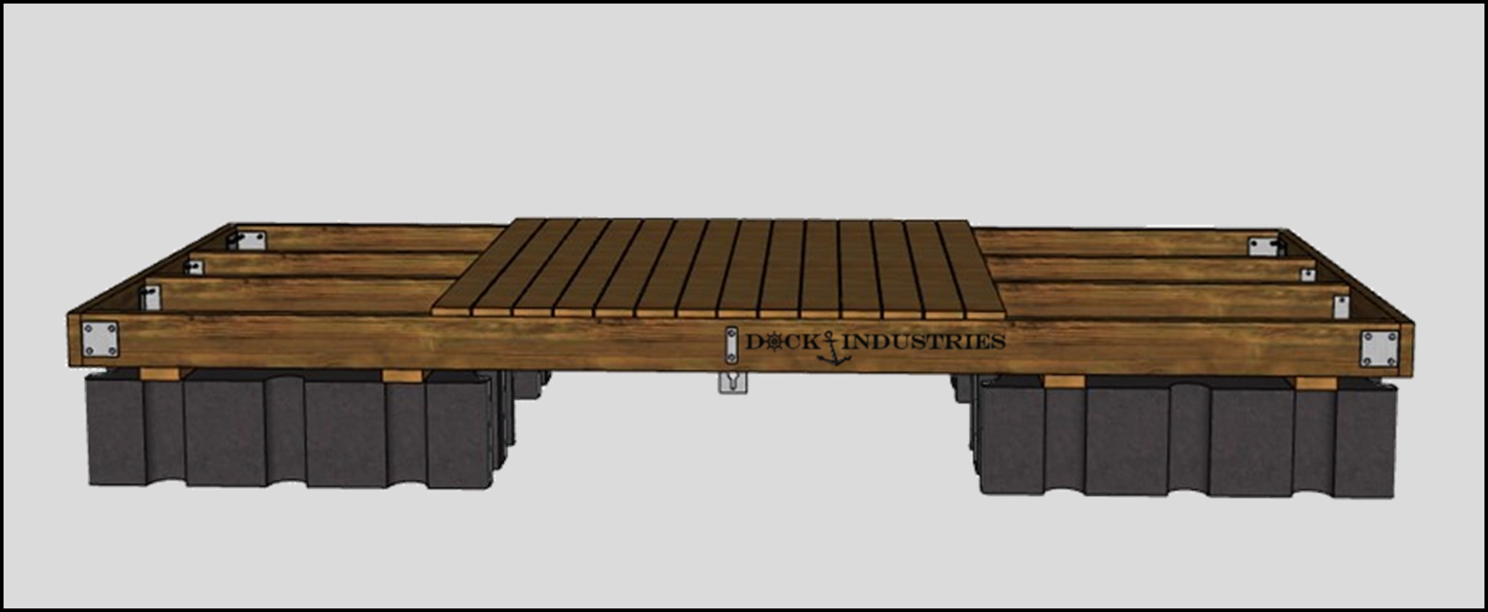 Residential dock kit 6'x16'