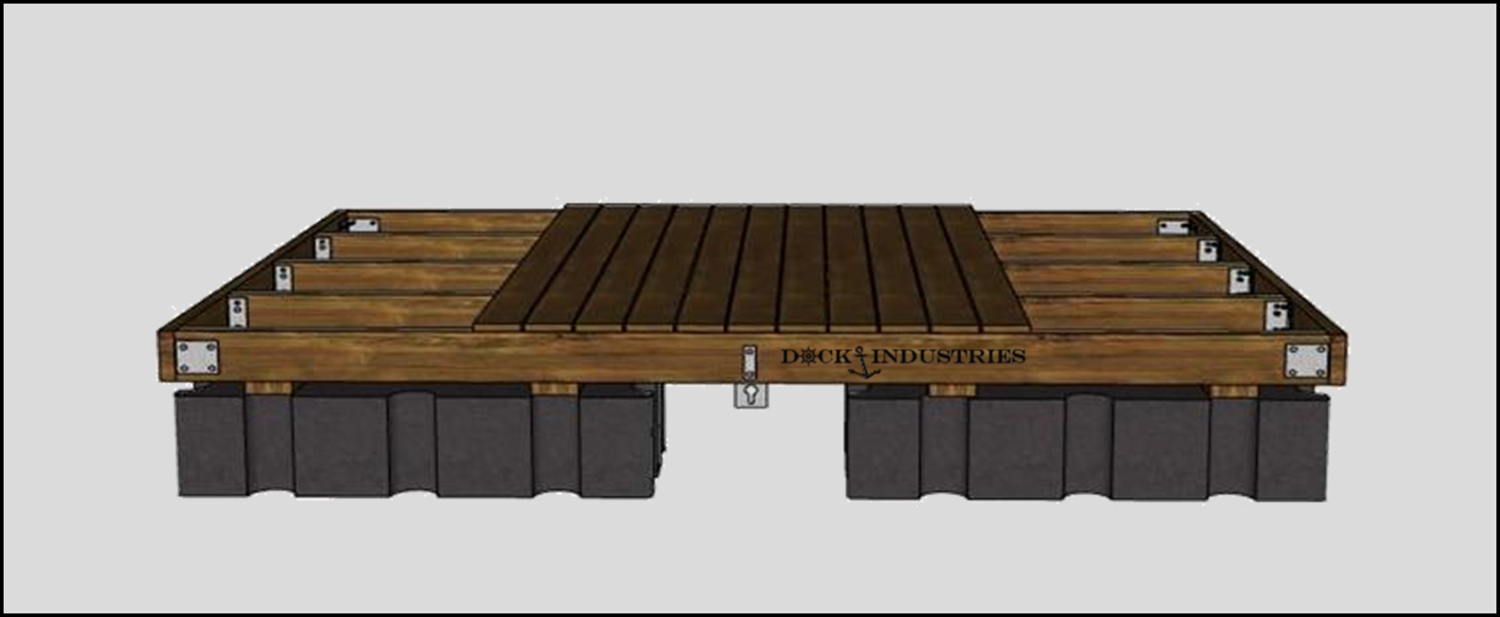 Residential dock kit 8'x12'