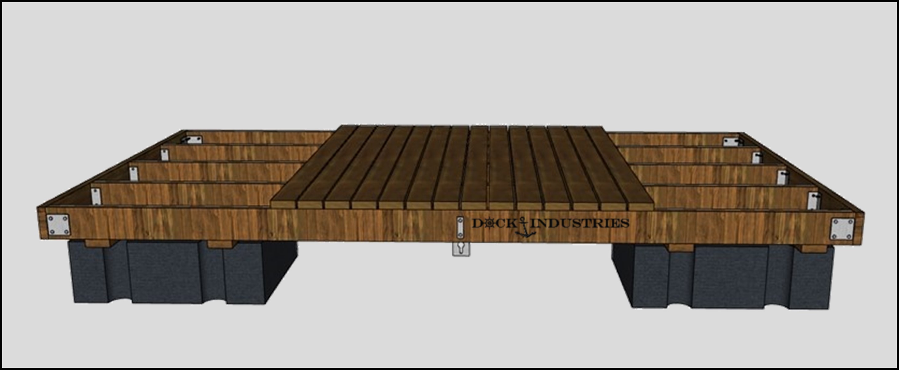 Residential dock kit 8'x16'