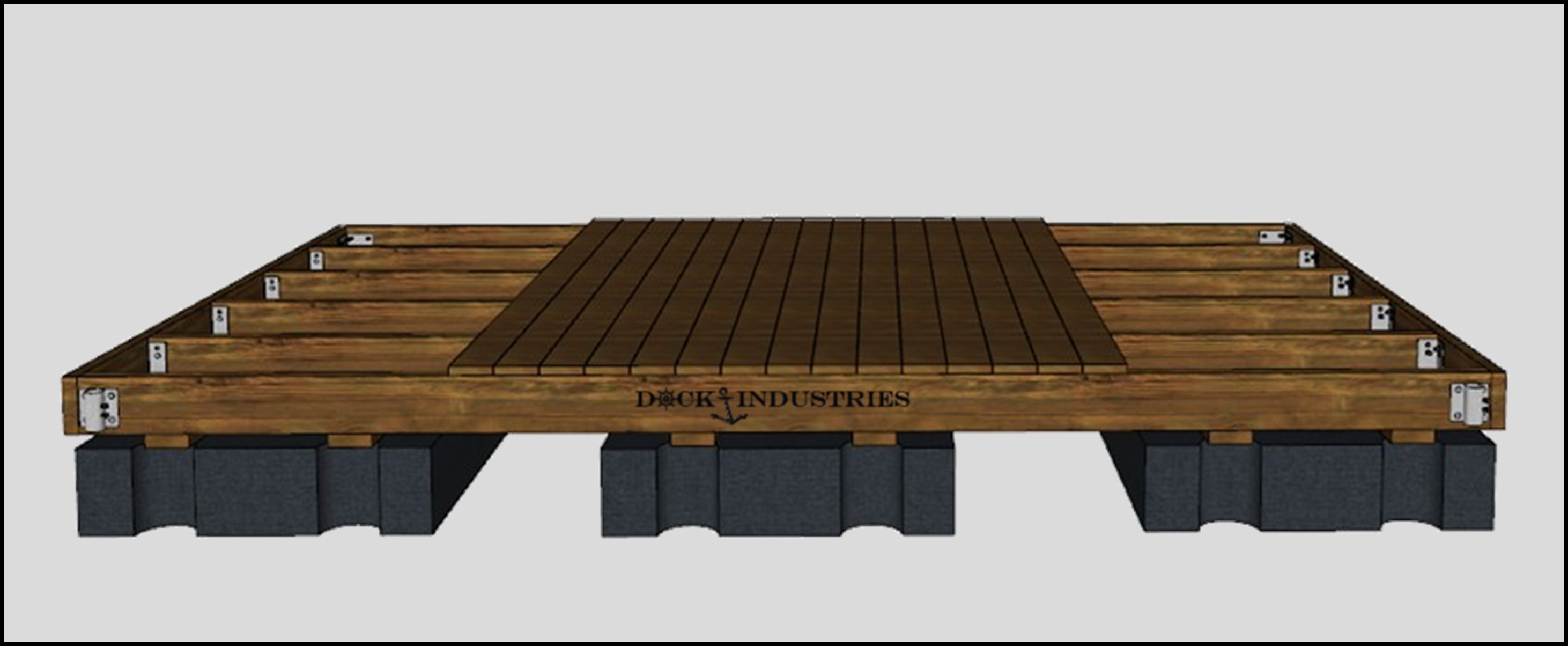 Residential dock kit 10'x16'- For posts