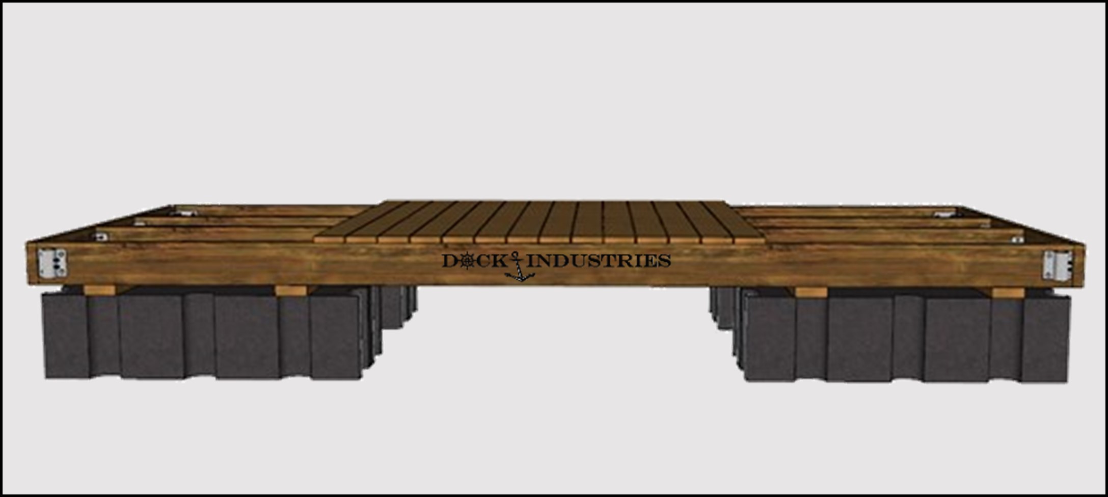 Residential dock kit 6'x16' - For posts